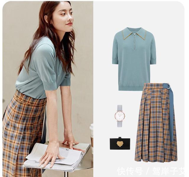 『半身裙』职场穿出摩登女郎feel,简约又时尚