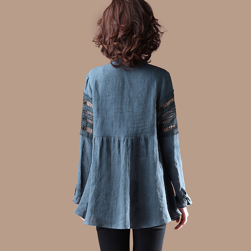 入秋后小姨只穿秋小衫，穿着嫩美又减龄，明明40岁，都说是我姐