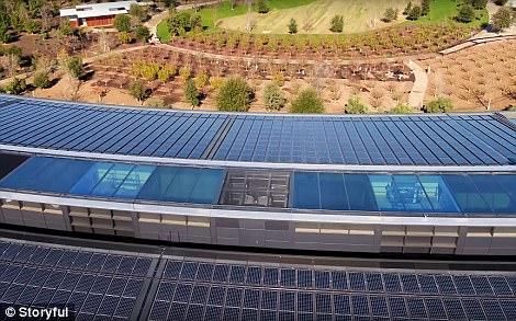 苹果最新总部“飞船校园”的幕后照片曝光，科技馆十足，多图