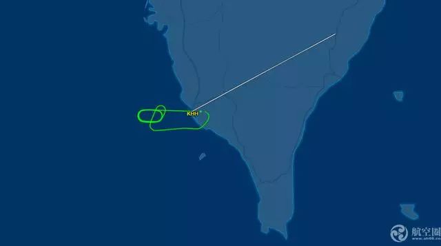 台湾飞日本客机疑遭鸟击 海上盘旋4圈后紧急降落
