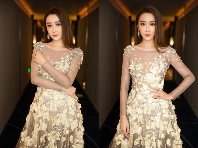 严屹宽老婆杜若溪胆真大，全身仅靠几片花瓣遮住重点，网友：性感