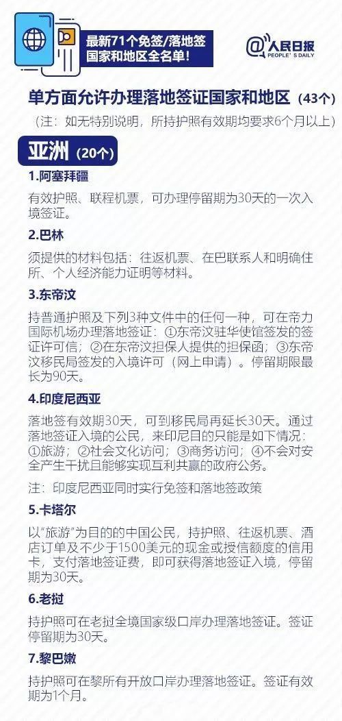 中国护照免签/落地签最新大全又添5个新目的地!热气球和粉色沙滩