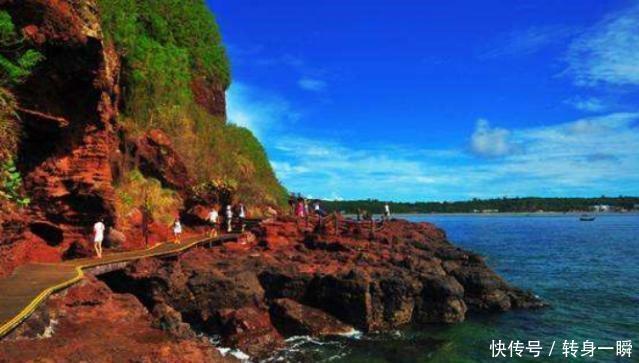 广西壮族自治区资讯｜广西涠洲岛，北海景点一抹骄傲，石螺口边，