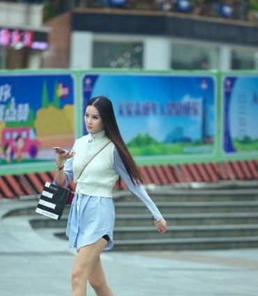 腿部曲线完美，迷倒万千少男啊!