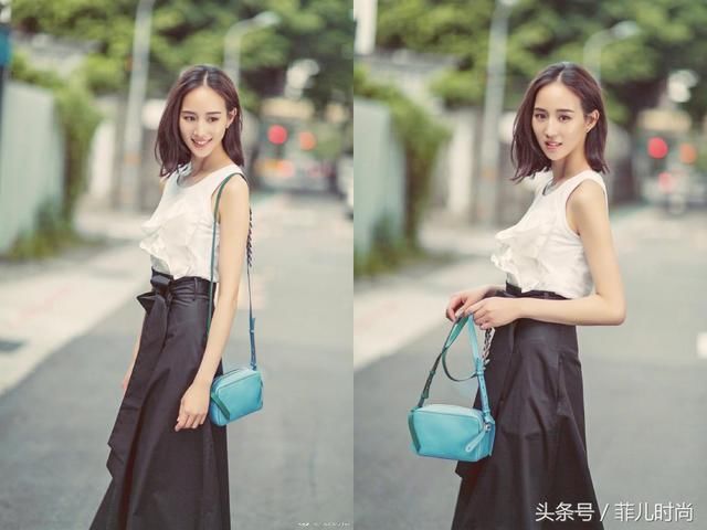 张钧甯终于肯秀腿了！裙子穿的有点短，也就能遮住大腿根而已！