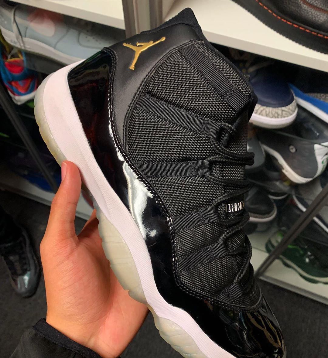  「Air」雷阿伦Air Jordan 11 PE实物欣赏！这才是土豪金配色