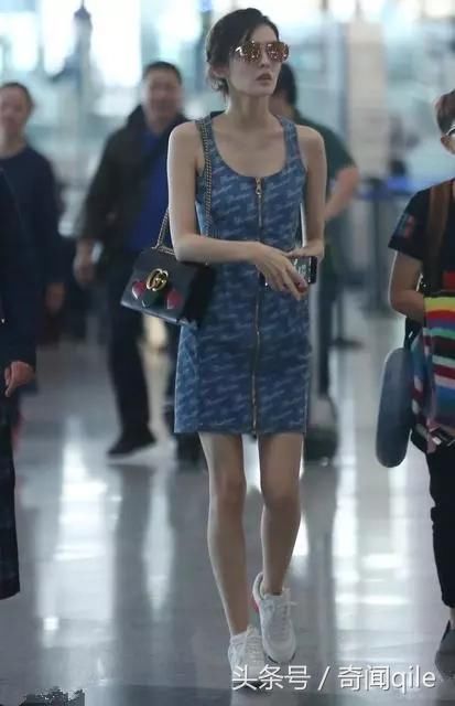 古力娜扎也瘦成漫画腿？网友：瘦成这样近看都不如远看更好看！