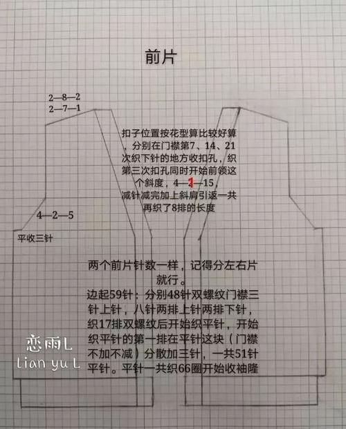  毛衣@棒针编织儿童毛衣，前长后短很时尚，百搭好看的开衫毛衣，附教程
