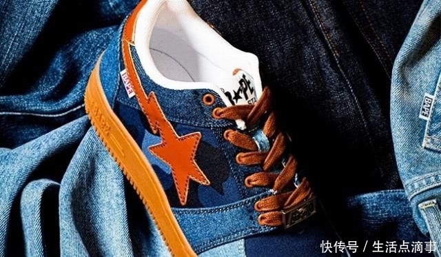 『单宁』单宁拼接质感满分！全新 BAPE STA 本周发售