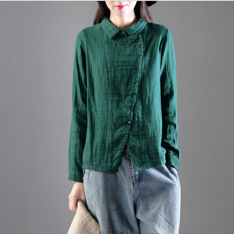 若你也是70后，秋天别穿毛衣，显气质的棉麻装，好穿洋气还减龄