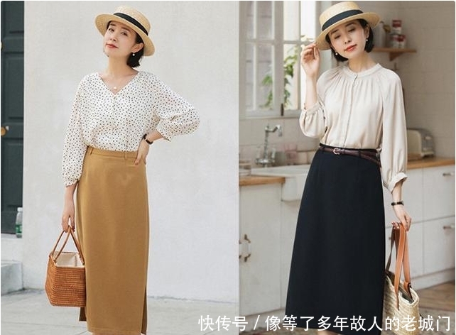  [半身裙]每个女孩儿都要有一件半身裙，十分淑女的穿搭，好看吗？