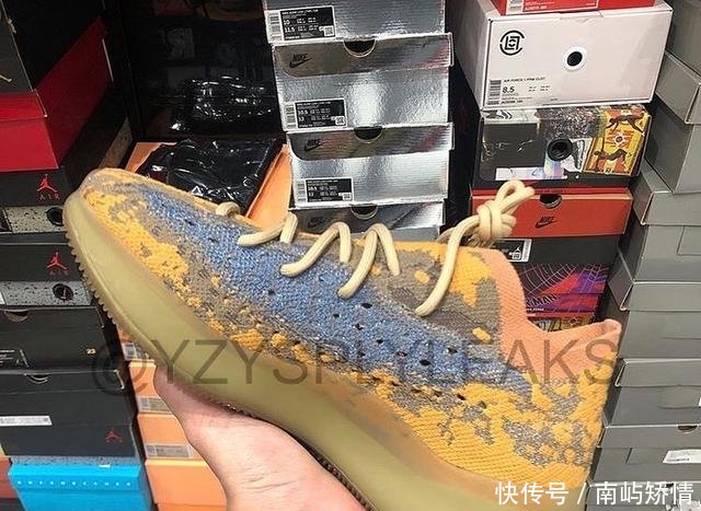 『实物』「蓝燕麦」满天星 Yeezy 380实物细节释出!这配色打几分