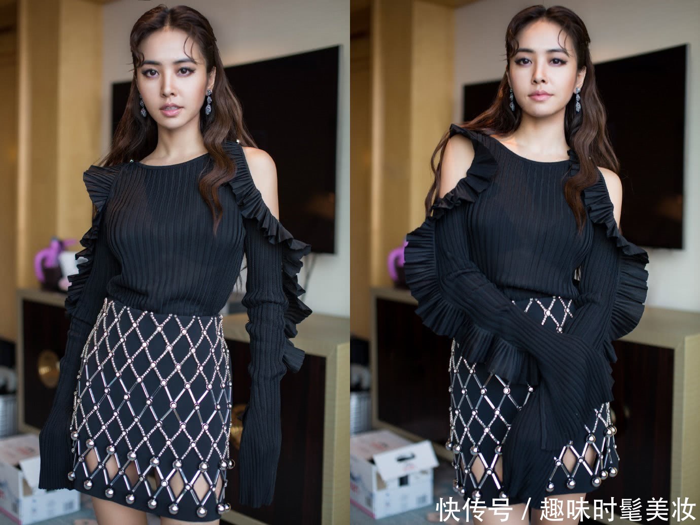 蔡依林太大胆了，全是钢丝网的短裙也敢穿，网友：不嫌勒得慌吗？