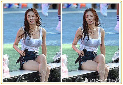 167李宣美和162金泫雅同在雨跳舞，终于见识到的真正“漫画腿”