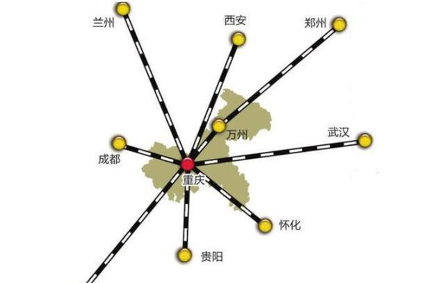  「打造」中国西部三大新一线城市，都在打造“米”字型高铁