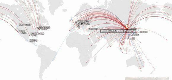我国主要城市国际直飞航线排名：谁才是真正的国际航空港