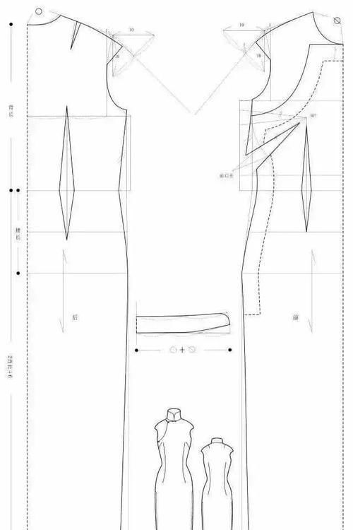  『分享』你喜欢旗袍吗？喜欢做衣服吗？旗袍纸样设计分享