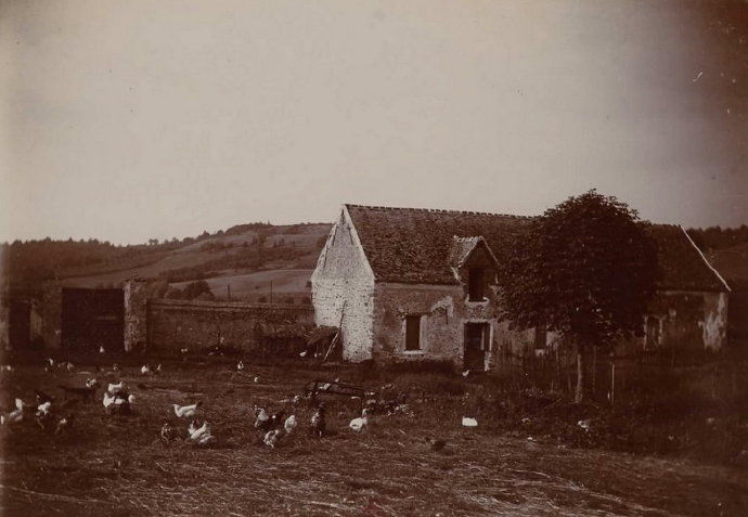 老照片:1870年法国乡村风情