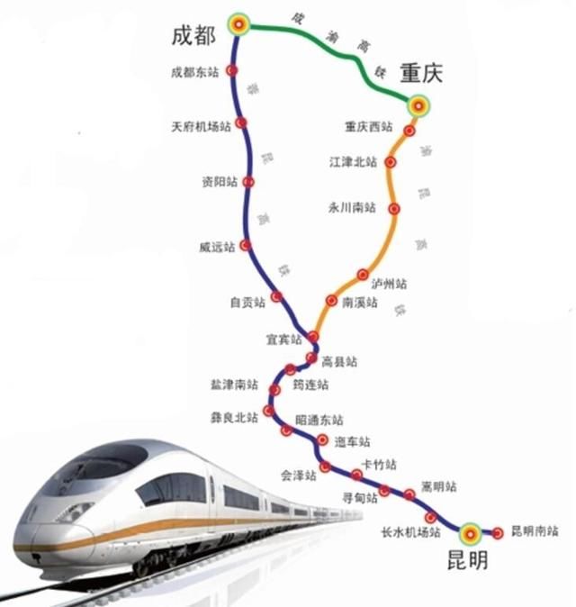 西南迎来高铁大动脉，分三段进行，沿线这些城市有福了，你期待吗