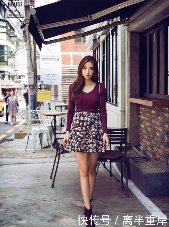  #碎花#街拍：碎花裙气质美女，在大街上演绎别样的美丽风景