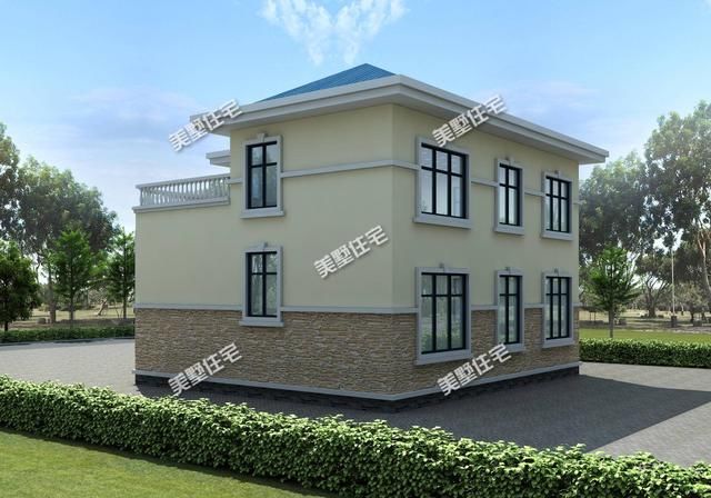 8套二层农村别墅，造价仅25万，款款亮眼