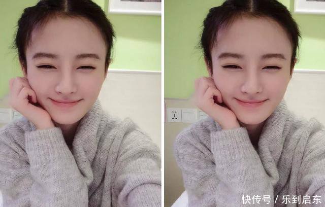 鞠婧祎终于把刘海掀起来，瞬间被美到，终于明白什么是四千年美女