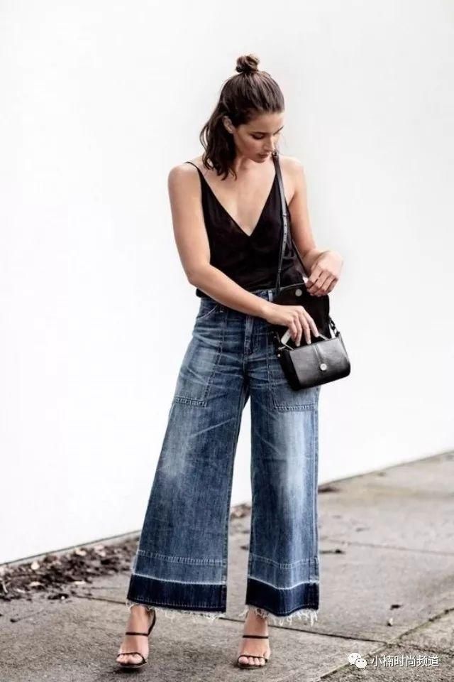 不想穿出大妈味，宽裤的四种穿搭关键一篇教你