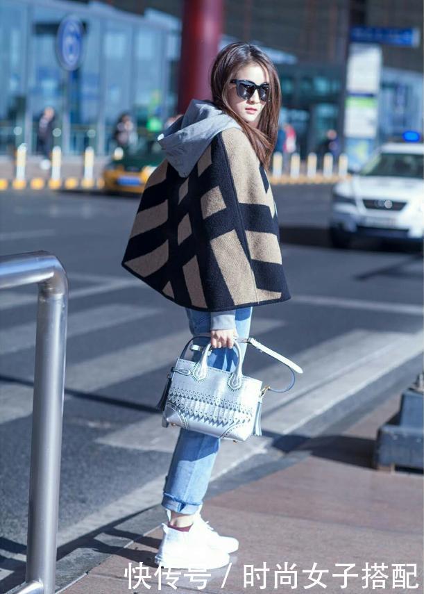 没大长腿就别学关晓彤穿军大衣了，张雪迎简直穿成了“尴尬”本人