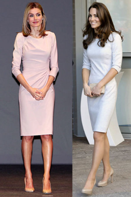 37岁的凯特王妃:轻吐舌头扮可爱，相比西班牙王妃双腿更白皙!