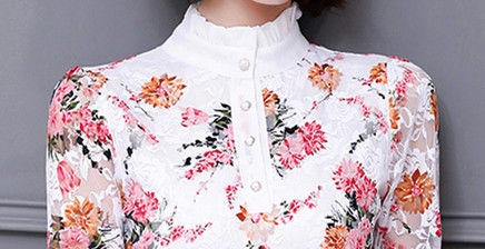 头次见这么时髦的小衫，妈妈买6件穿，不得不夸，美的哪像60后