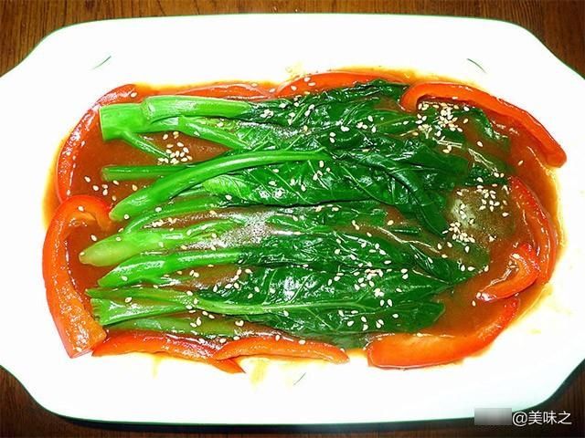 微苦:清热去火白灼芥兰的14种做法,清淡爽口鲜美微苦、烹饪方法简单