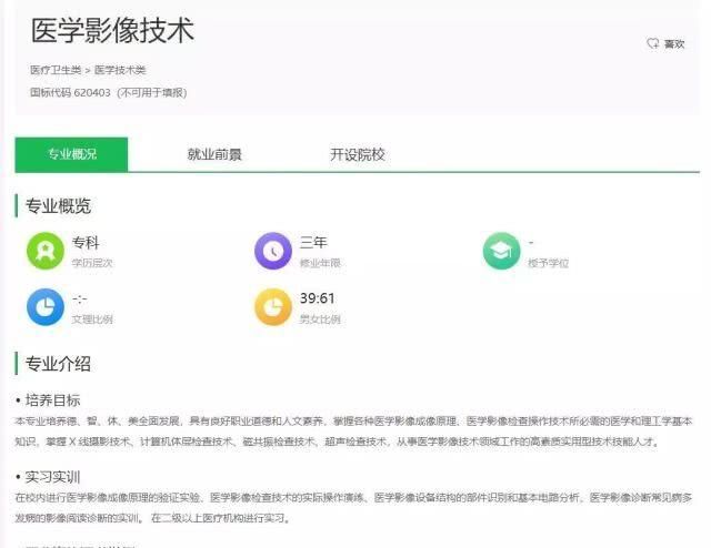  院校：上高职院校就要挑个好专业，医学技术类专业介绍和院校推荐