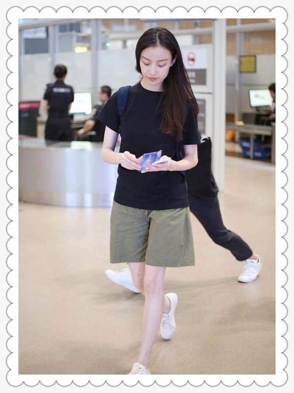 倪妮厉害!短裤竟穿出大裤衩效果，网友:这腿秀的让人心服口服!