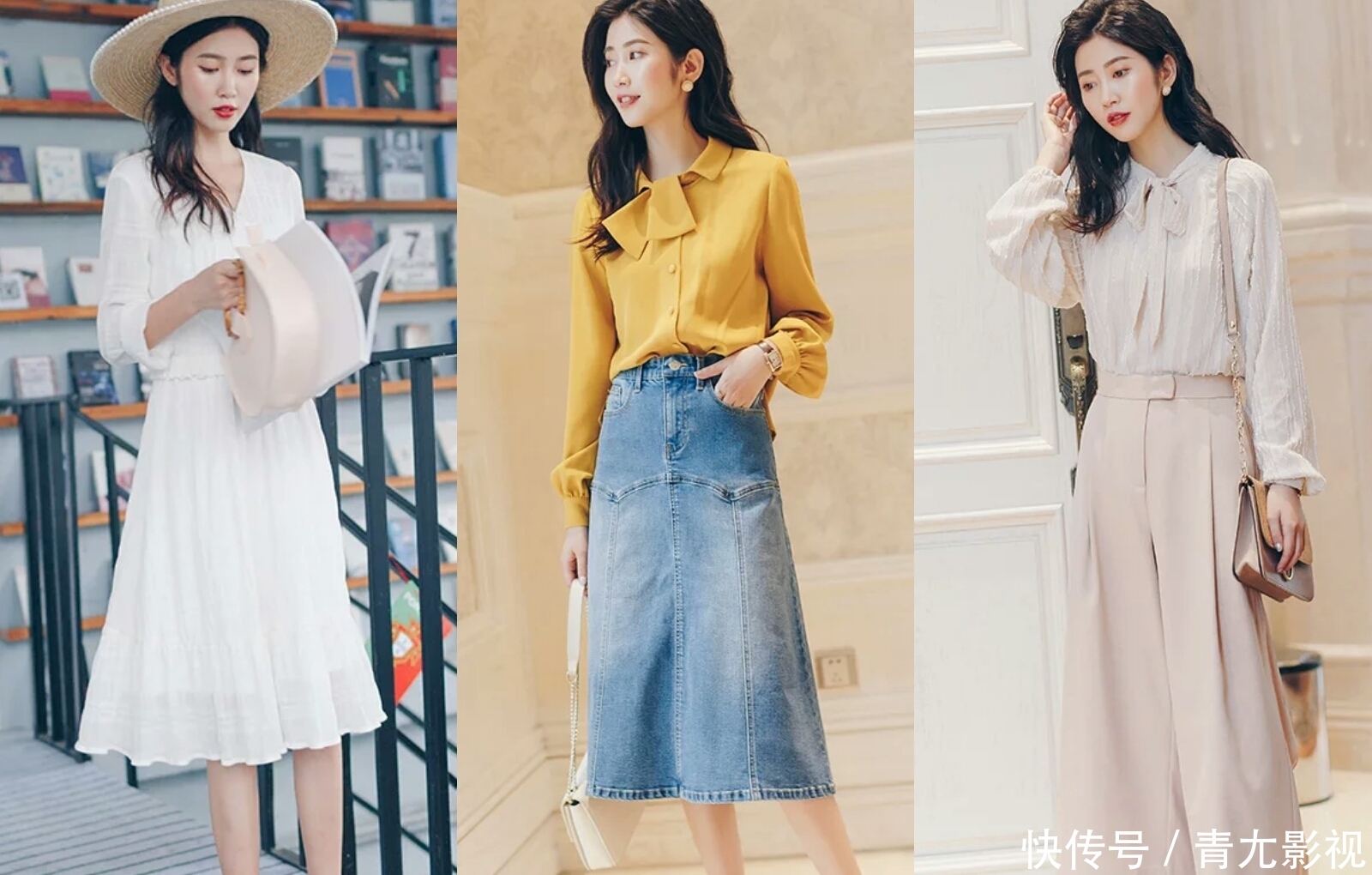 『气质』努力让自己变好看!春季轻熟风穿搭,清雅温柔美的“不像话”