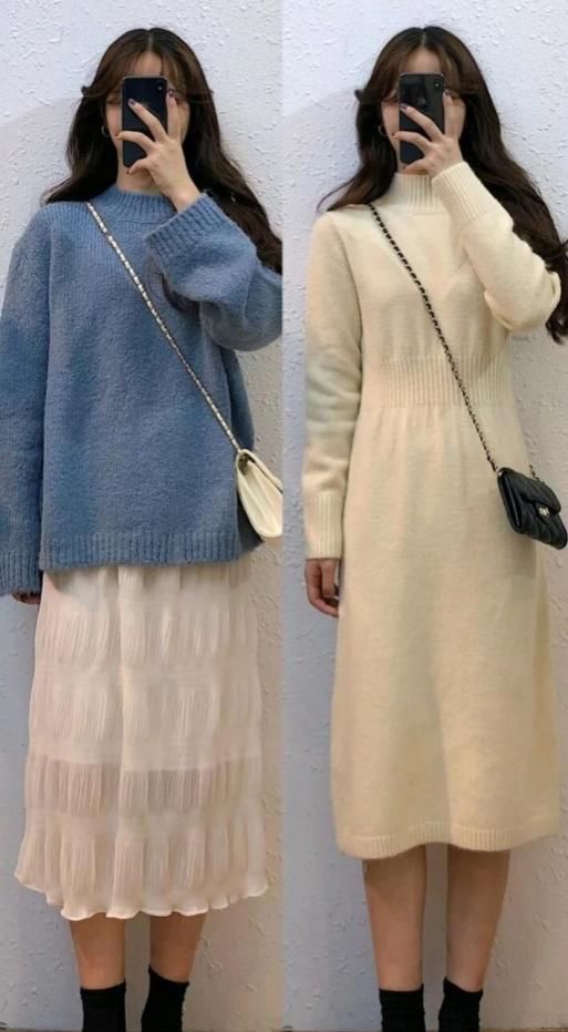  「半身裙」微胖的女人，学会这18种搭配示范，让你秋冬季也能美炸天