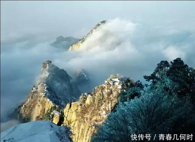 华山这个景点,传说与神仙有关,又名列关中八景,你知道吗?