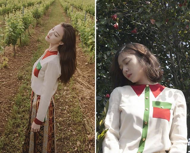 谁说大牌不能小清新，倪妮私服从头到脚一身Gucci，竟清纯如初恋