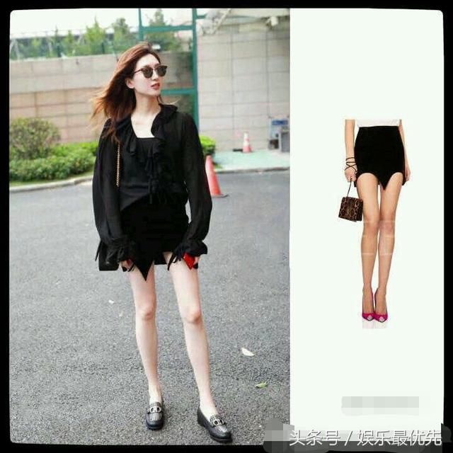 江疏影穿时尚超短裙，被网友误认为“生理裤”