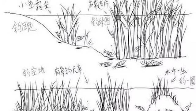 「钓鱼」老师傅找“鱼道”的方法,附图说明