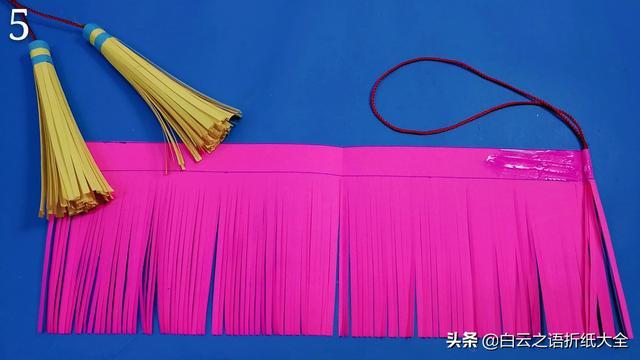 「折纸」折纸大全:折纸流苏图解教程,非常简单一看就会