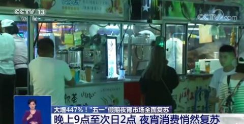 复苏@夜宵市场复苏!五一前3天北京吃掉33万串烧烤