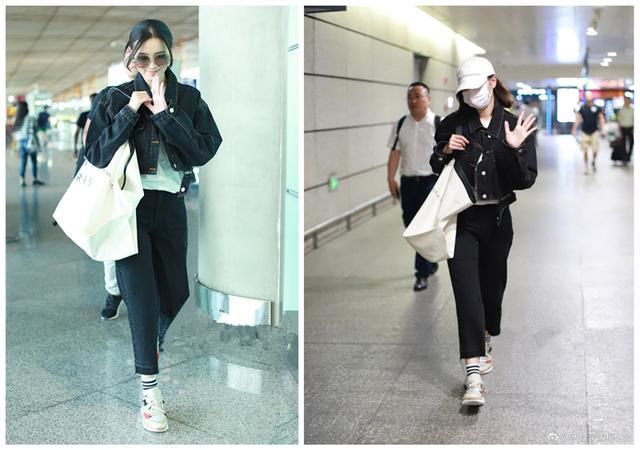 流量小花纷纷背起帆布包，宋佳苗苗帅气有范，宋轶张天爱显娇小