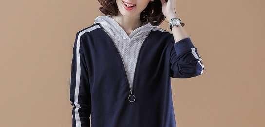 天渐凉别穿裙子,这些卫衣显年轻又好看,四五十女人秋天穿美了