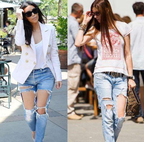 街上牛仔裤的穿搭，小心3个误区，穿出美丽时尚