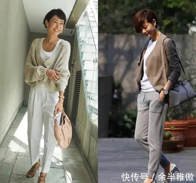  「小裁」女人40岁后穿搭要简约有质感，学习日本时尚女性的穿搭，优雅知性