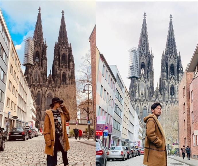 昆凌和周杰伦一家照片