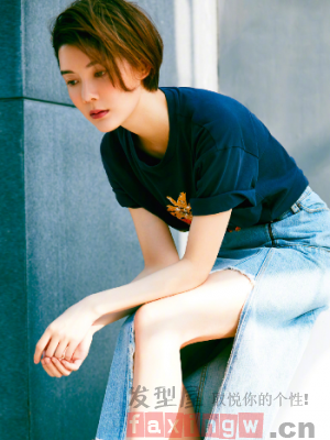 六款清爽利落的女生短发 让你一剪短发深似海