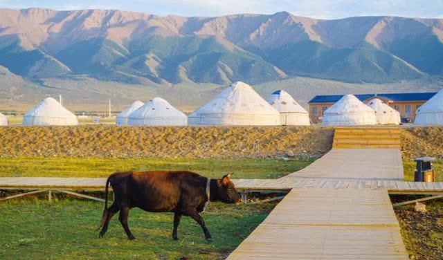 自驾新疆，天山脚下巴里坤湖两个入口区别很大，门票免费