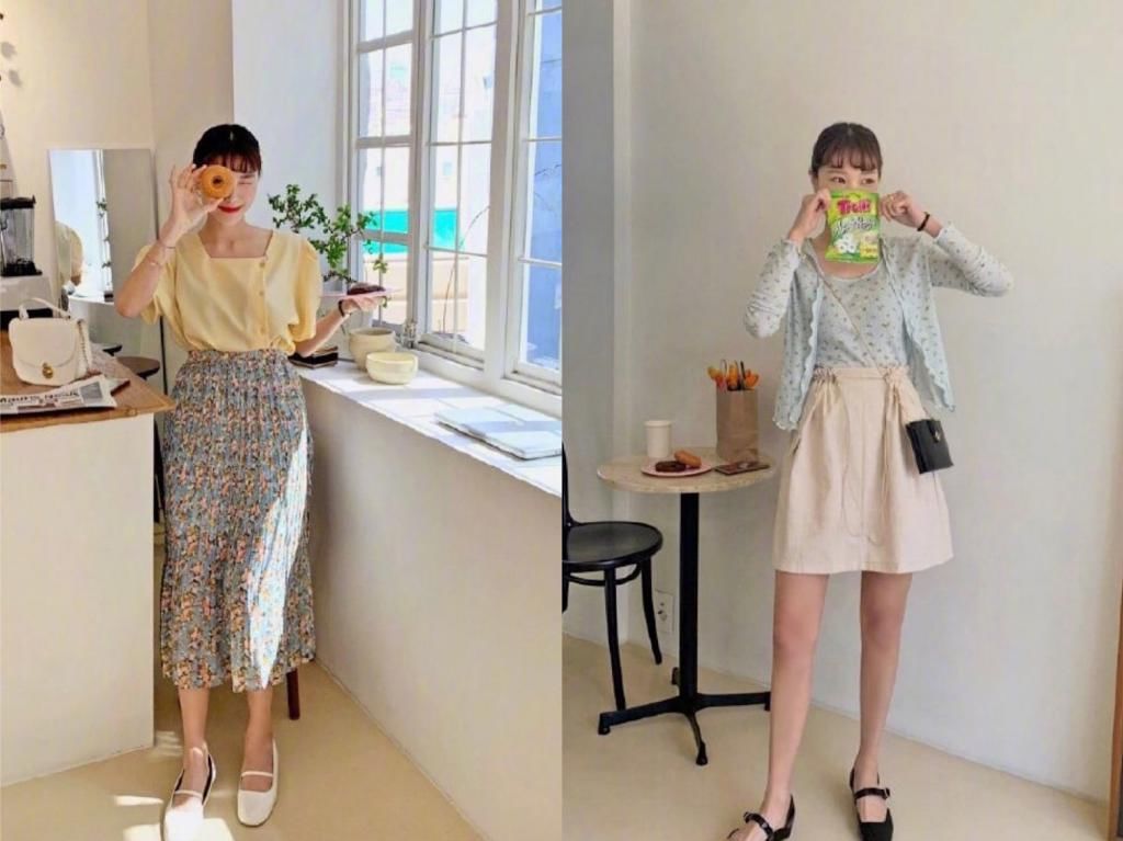  碎花■18套适合小个子的碎花穿搭，甜美显气质，出游约会都很合适