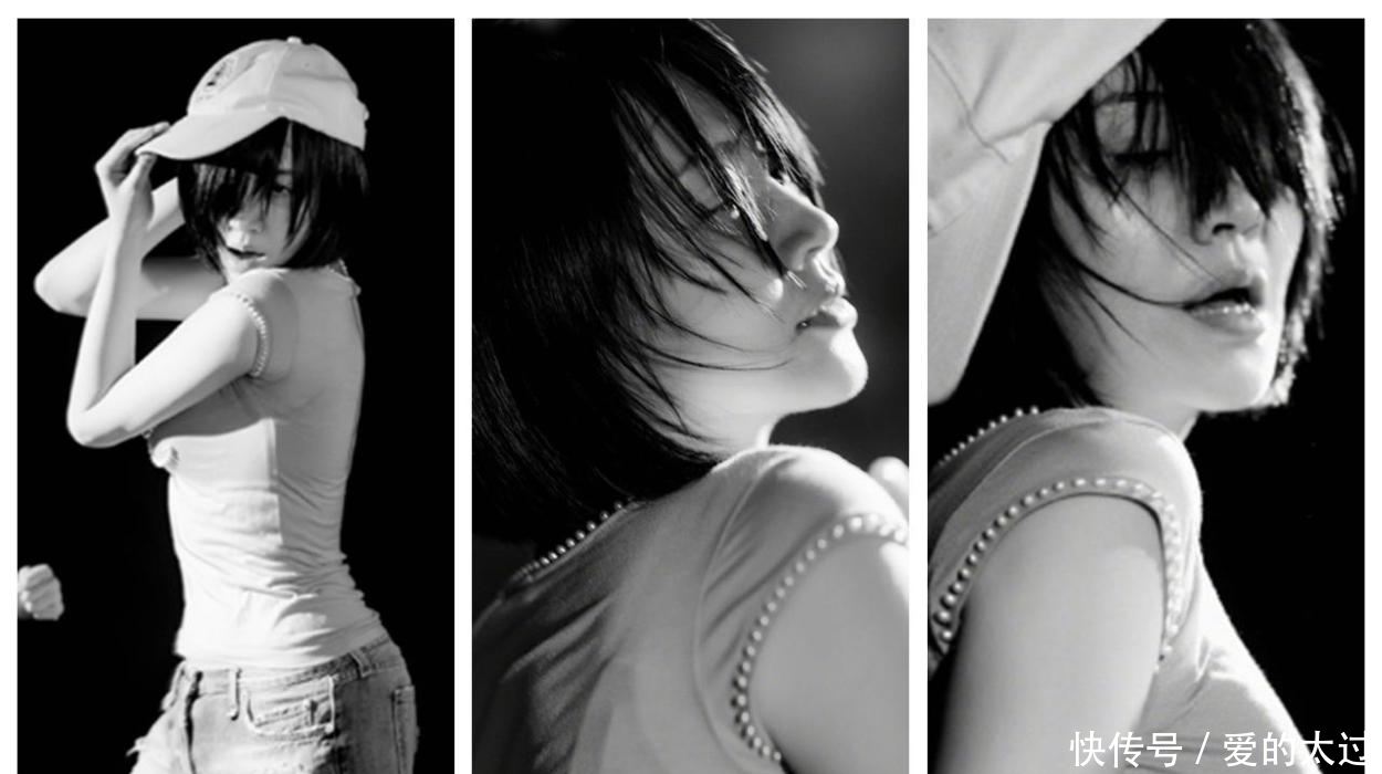 许晴剪了短发实在惊艳, 身材更是好到没话说